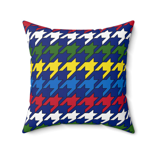 Pitcairn Retro Houndstooth Cushion Pillow