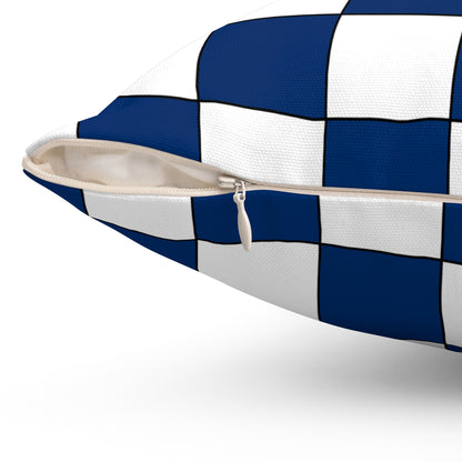 Finland Retro Check Cushion Pillow