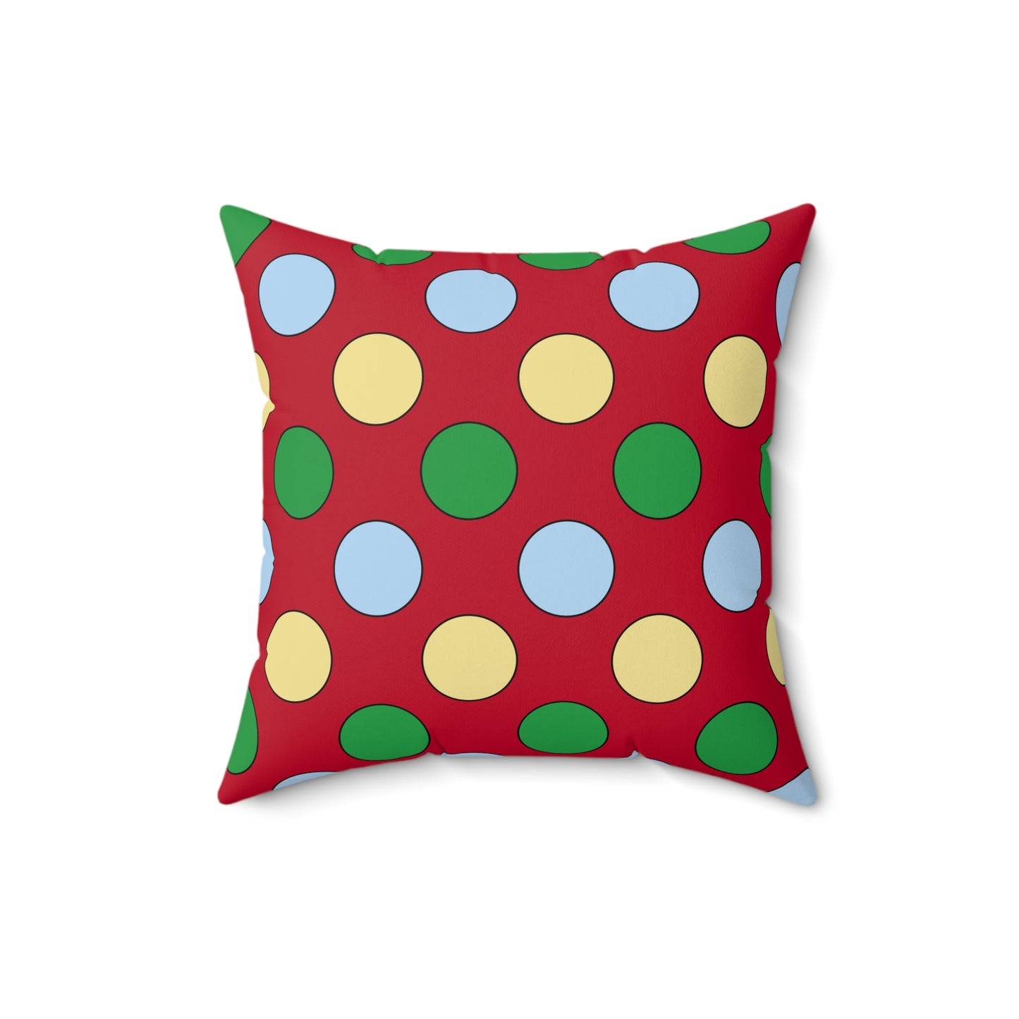 Eritrea Retro Polka Dots Cushion Pillow