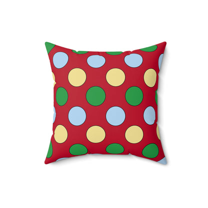 Eritrea Retro Polka Dots Cushion Pillow