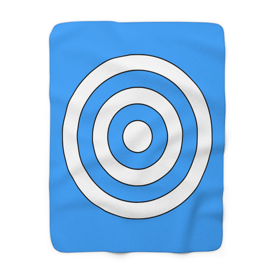 Somalia Retro Target Blanket Throw