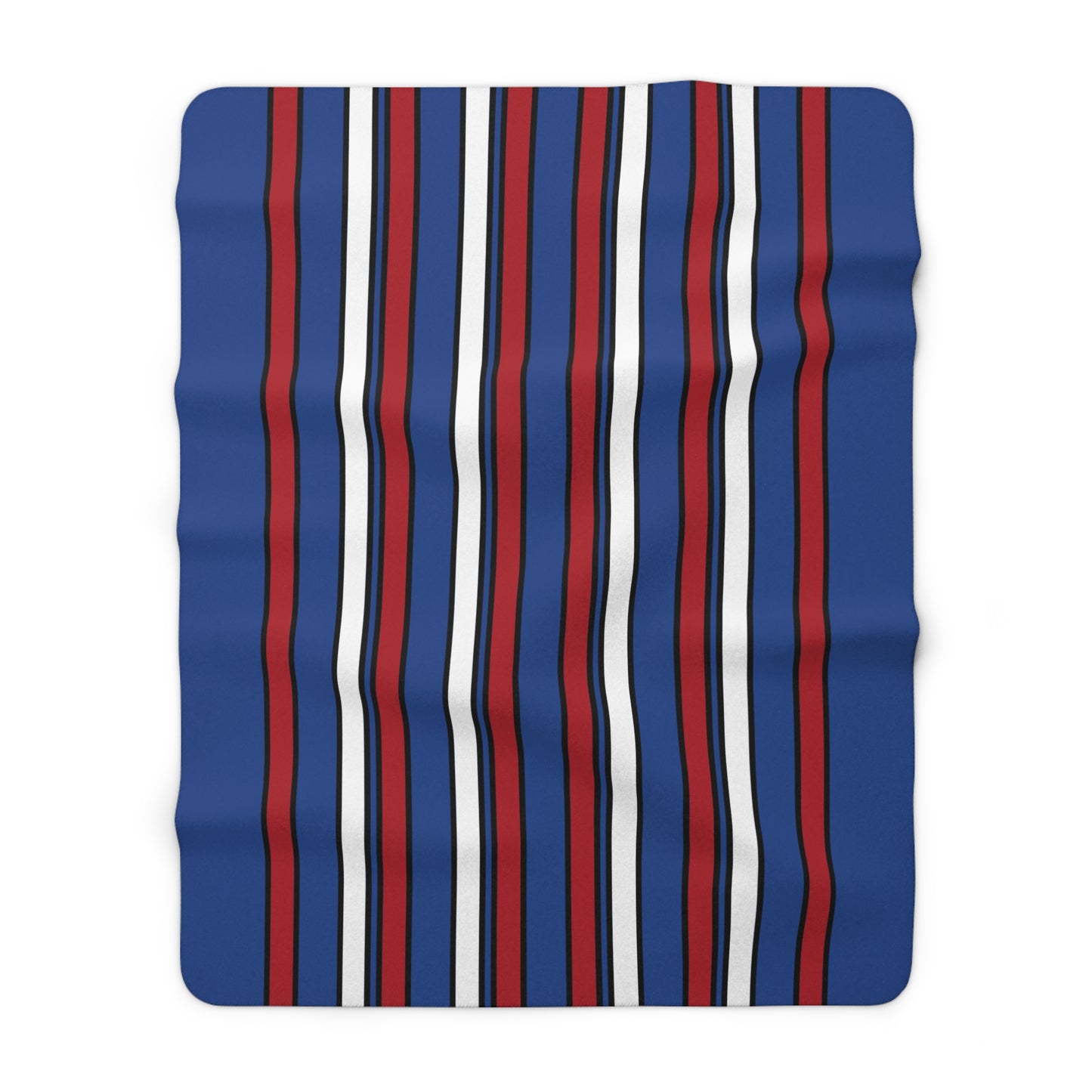 Caribbean Netherlands Retro Stripes Blanket Throw