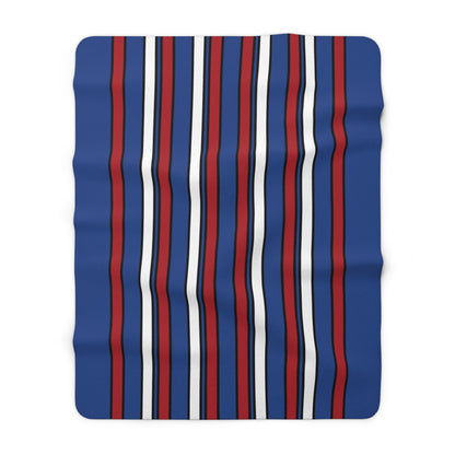 Netherlands Retro Stripes Blanket Throw