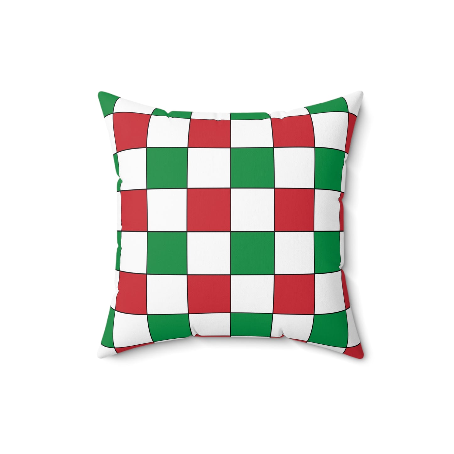 Italy Retro Check Cushion Pillow