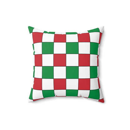 Italy Retro Check Cushion Pillow