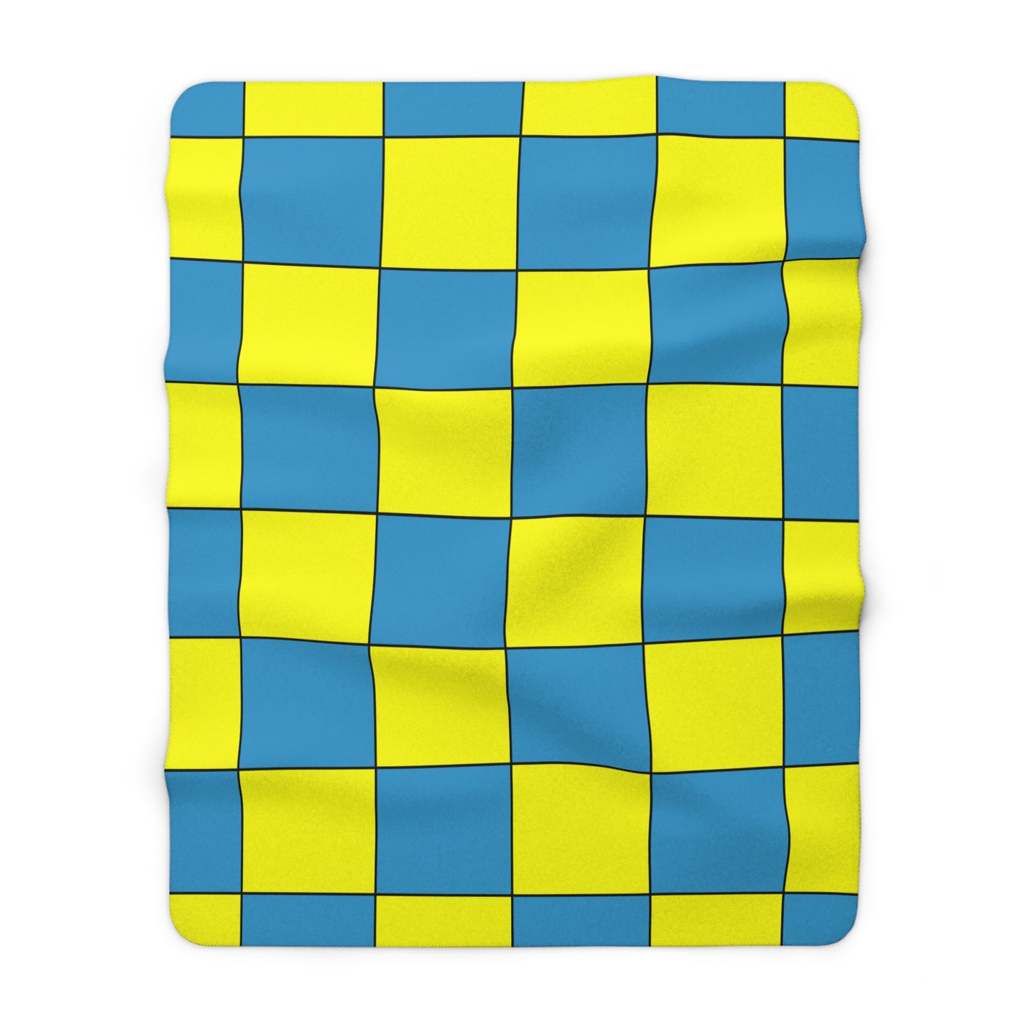 Aruba Retro Check Blanket Throw