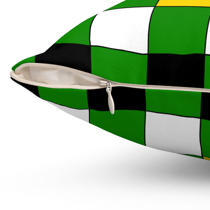 Dominica Retro Check Cushion Pillow