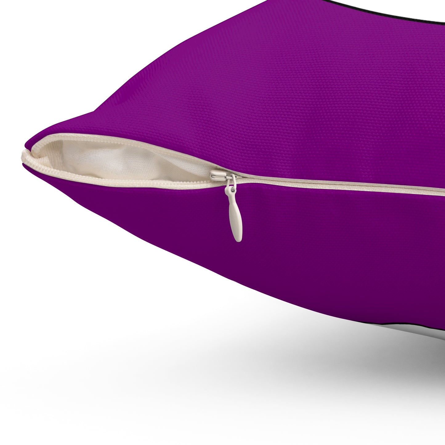 Purple, White Retro Target Cushion Pillow