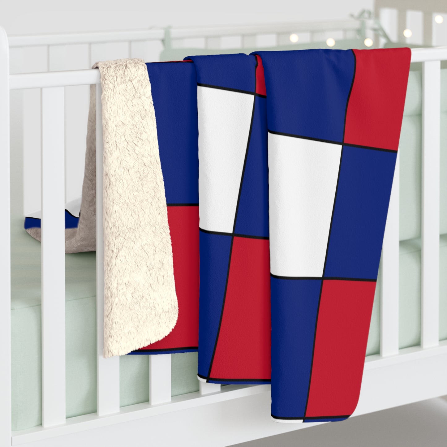 New Zealand Retro Check Blanket Throw