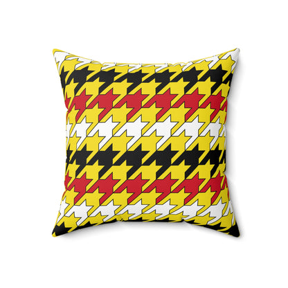Brunei Darussalam Retro Houndstooth Cushion Pillow