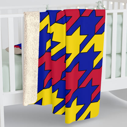 Andorra Retro Houndstooth Blanket Throw