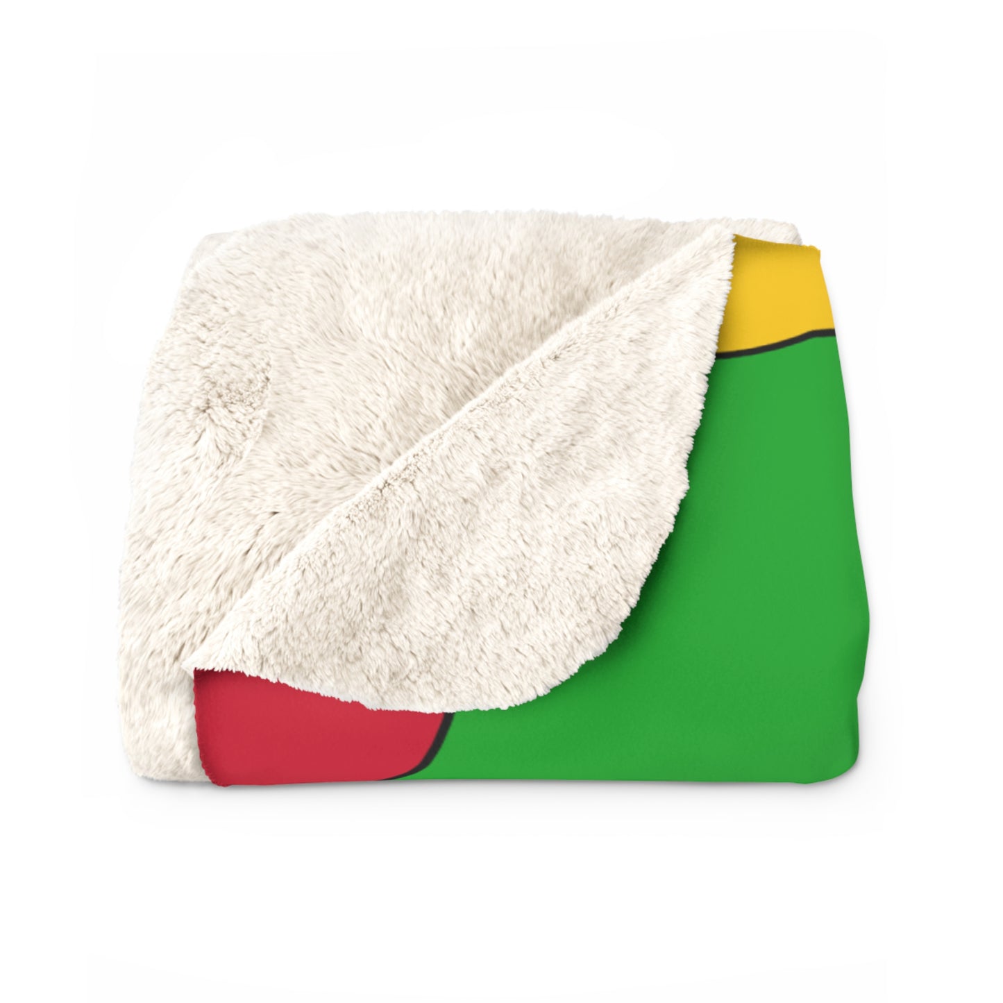 Sao Tome And Principe Retro Polka Dots Blanket Throw