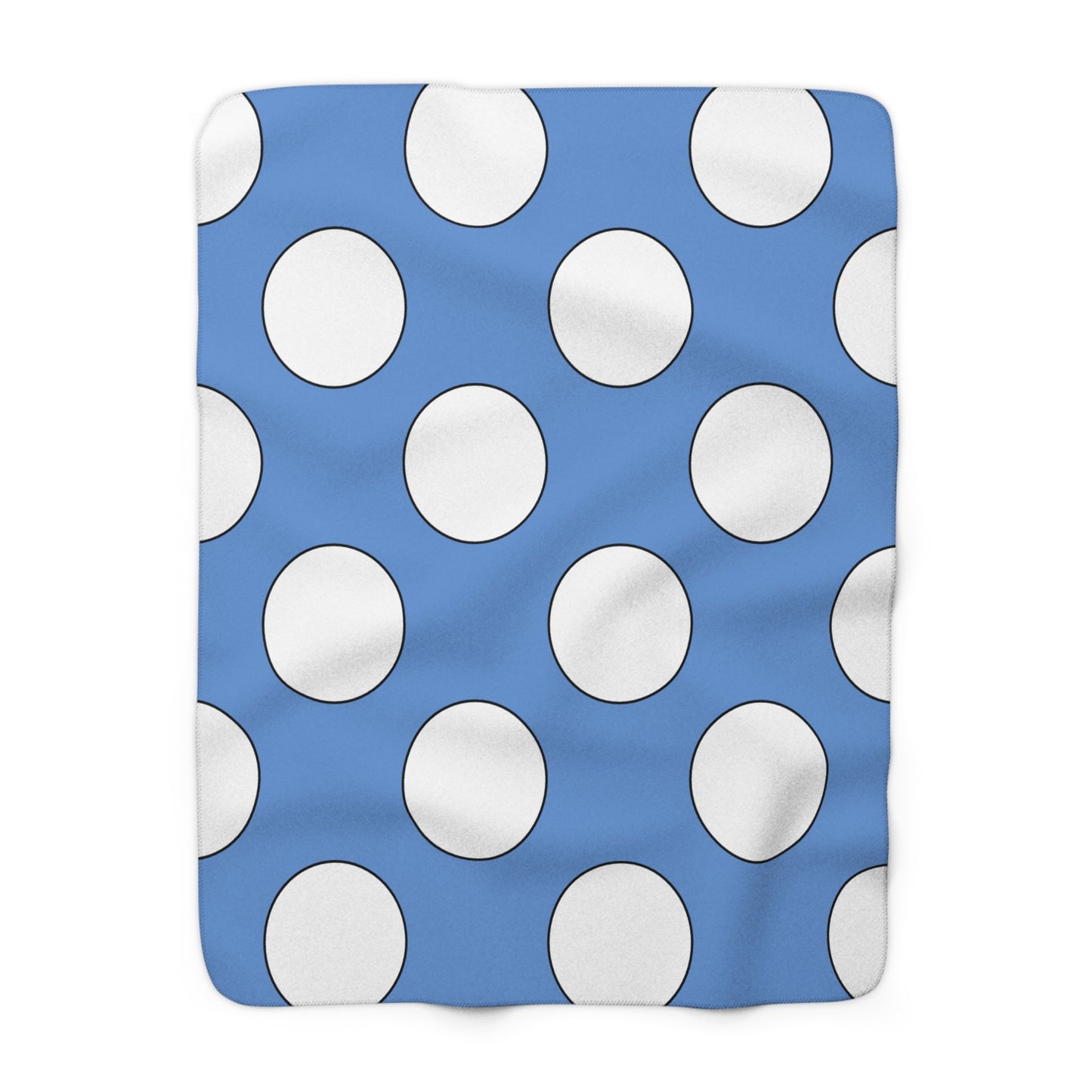 Micronesia Retro Polka Dots Blanket Throw