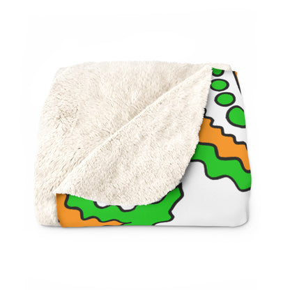 Cote Divoire Retro Paisley Blanket Throw