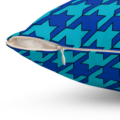 Pacific Islands Retro Houndstooth Cushion Pillow