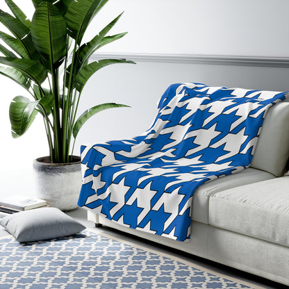 Scotland Retro Houndstooth Blanket Throw