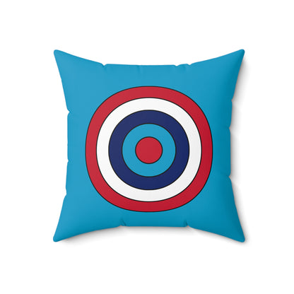 Tuvalu Retro Target Cushion Pillow