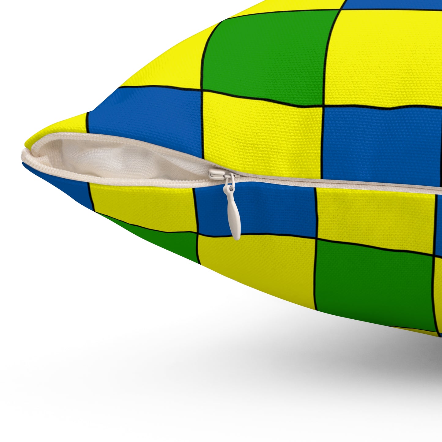 Saint Vincent And The Grenadines Retro Check Cushion Pillow