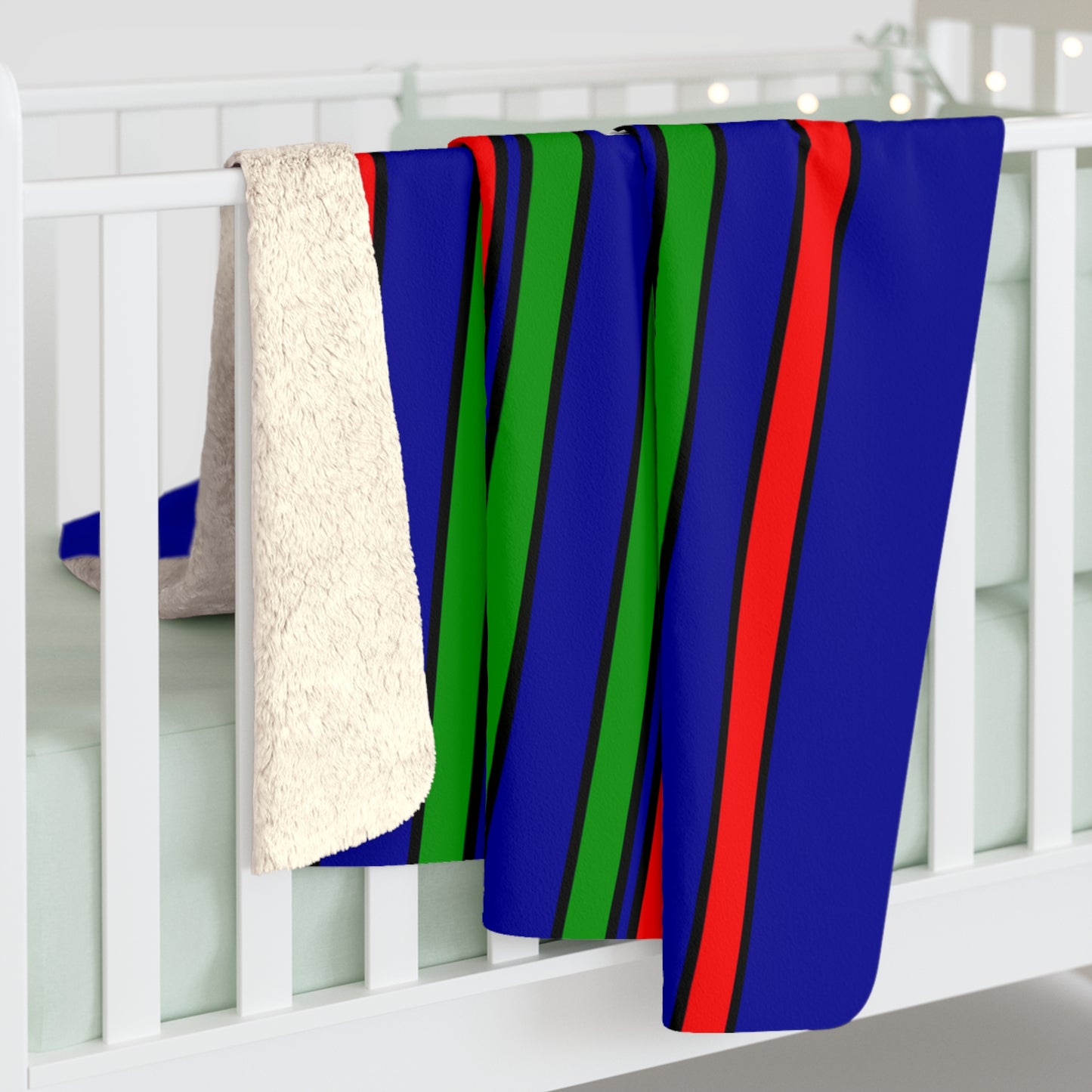 Gambia Retro Stripes Blanket Throw