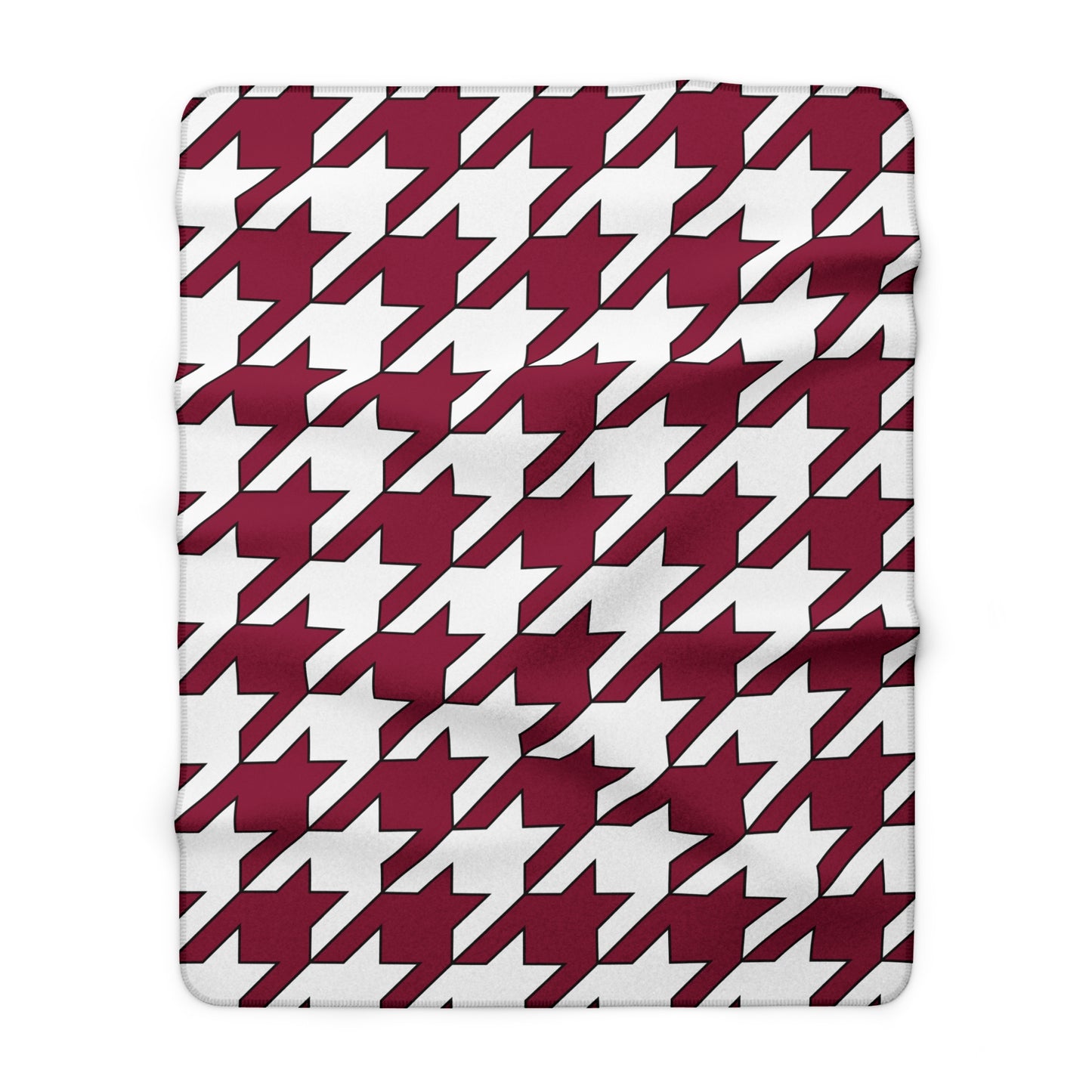 Qatar Retro Houndstooth Blanket Throw
