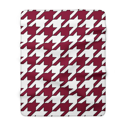 Qatar Retro Houndstooth Blanket Throw
