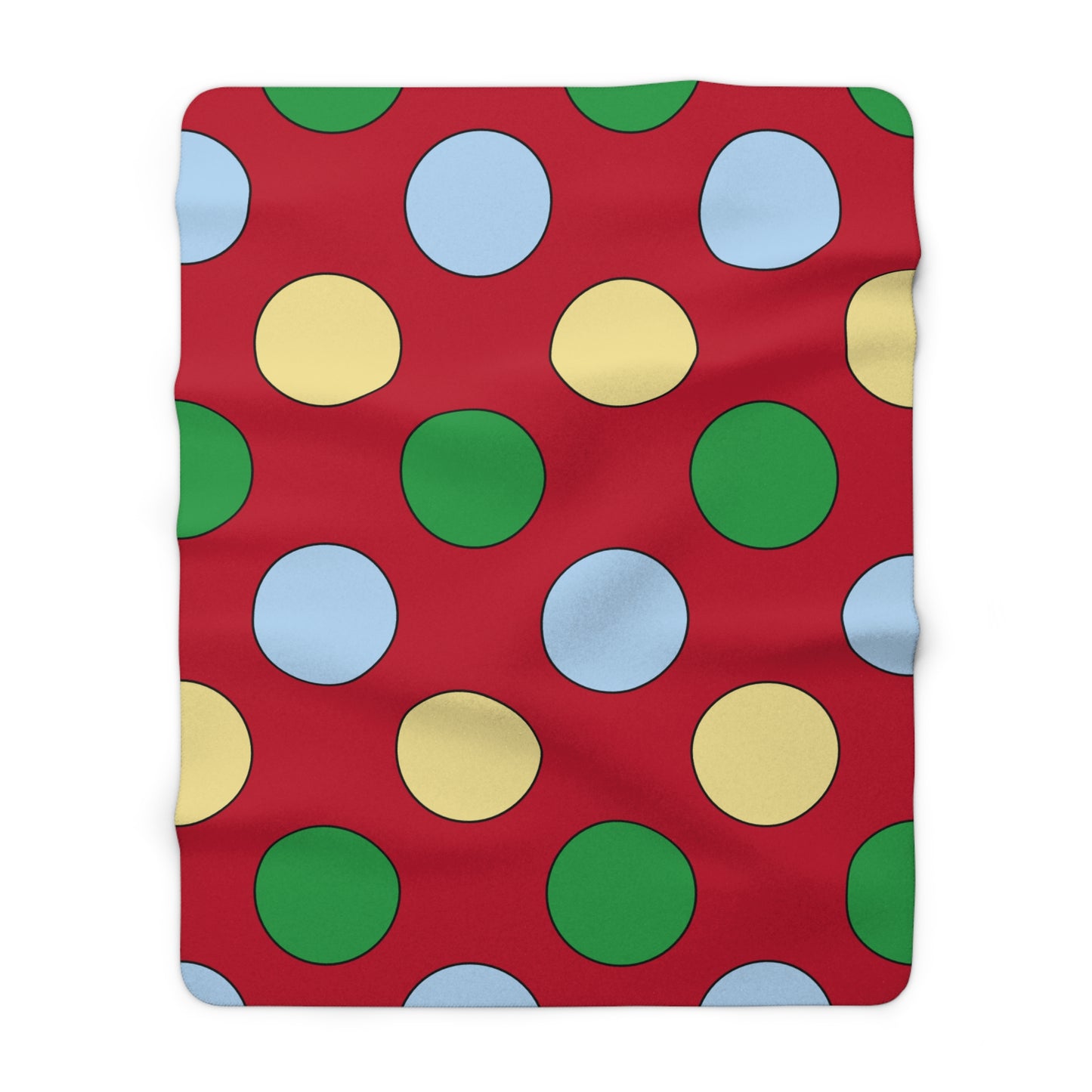 Eritrea Retro Polka Dots Blanket Throw