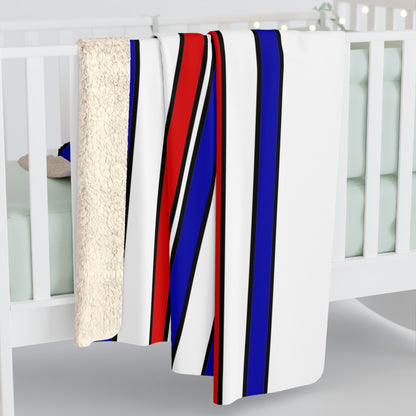 Panama Retro Stripes Blanket Throw