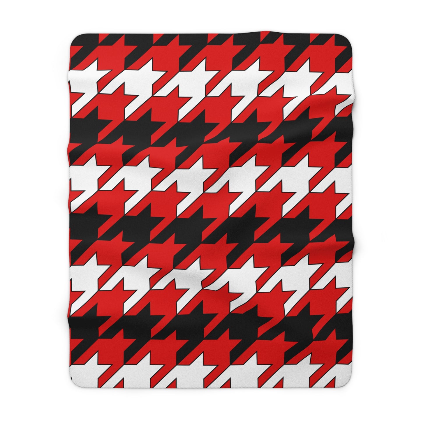 Trinidad And Tobago Retro Houndstooth Blanket Throw