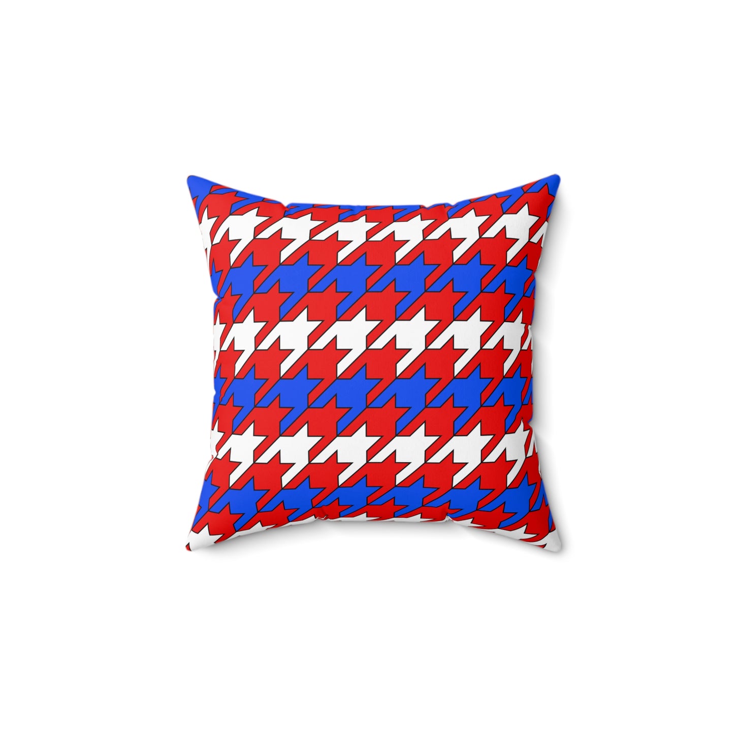 Puerto Rico Retro Houndstooth Cushion Pillow