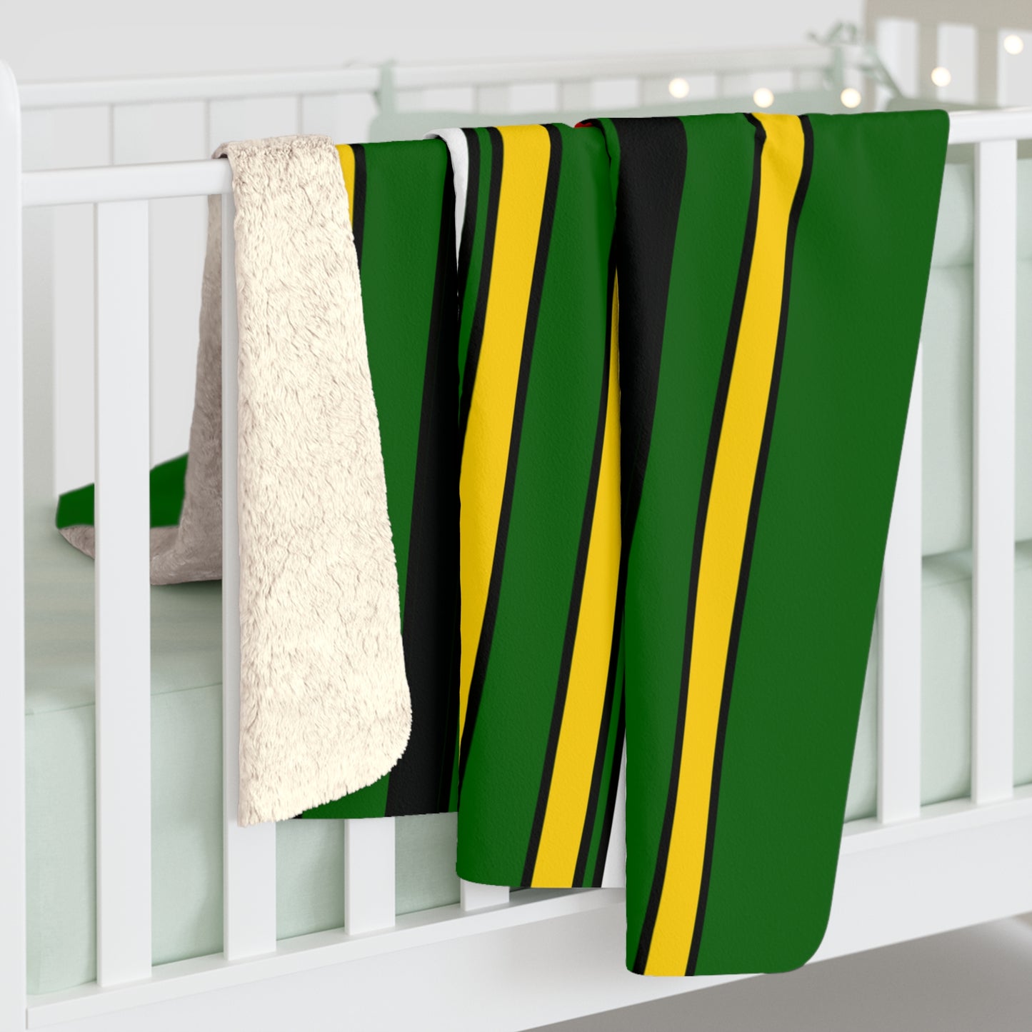 Zimbabwe Retro Stripes Blanket Throw