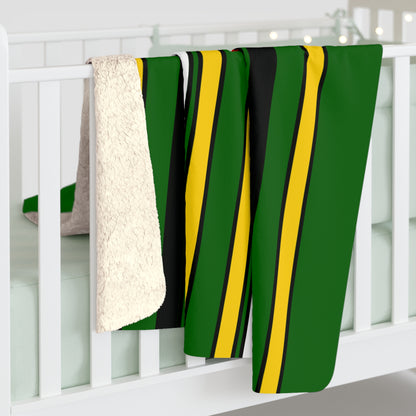 Zimbabwe Retro Stripes Blanket Throw