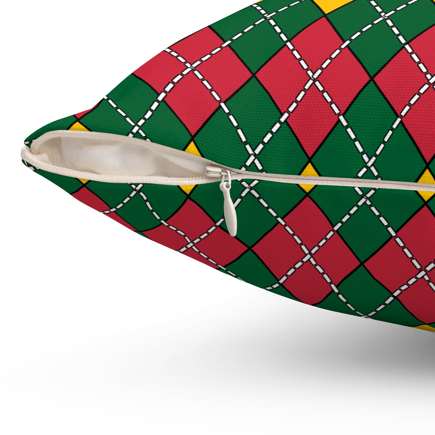 Mauritania Retro Argyle Cushion Pillow