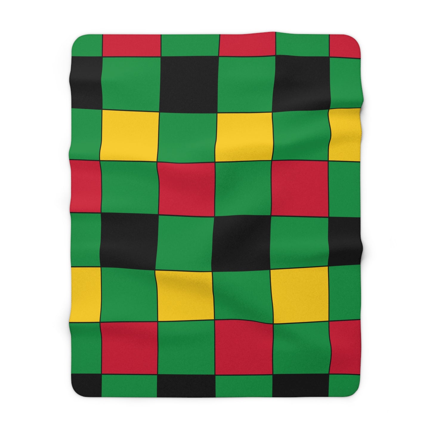 Vanuatu Retro Check Blanket Throw