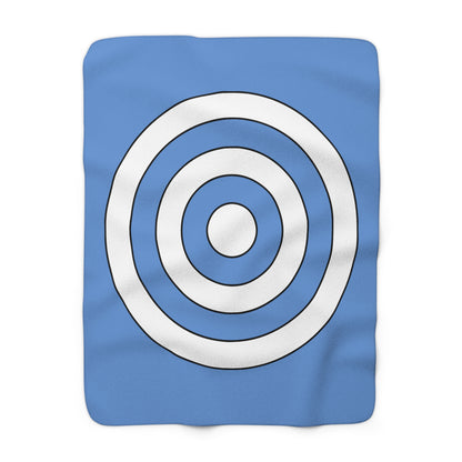 Micronesia Retro Target Blanket Throw