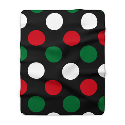 Syria Retro Polka Dots Blanket Throw