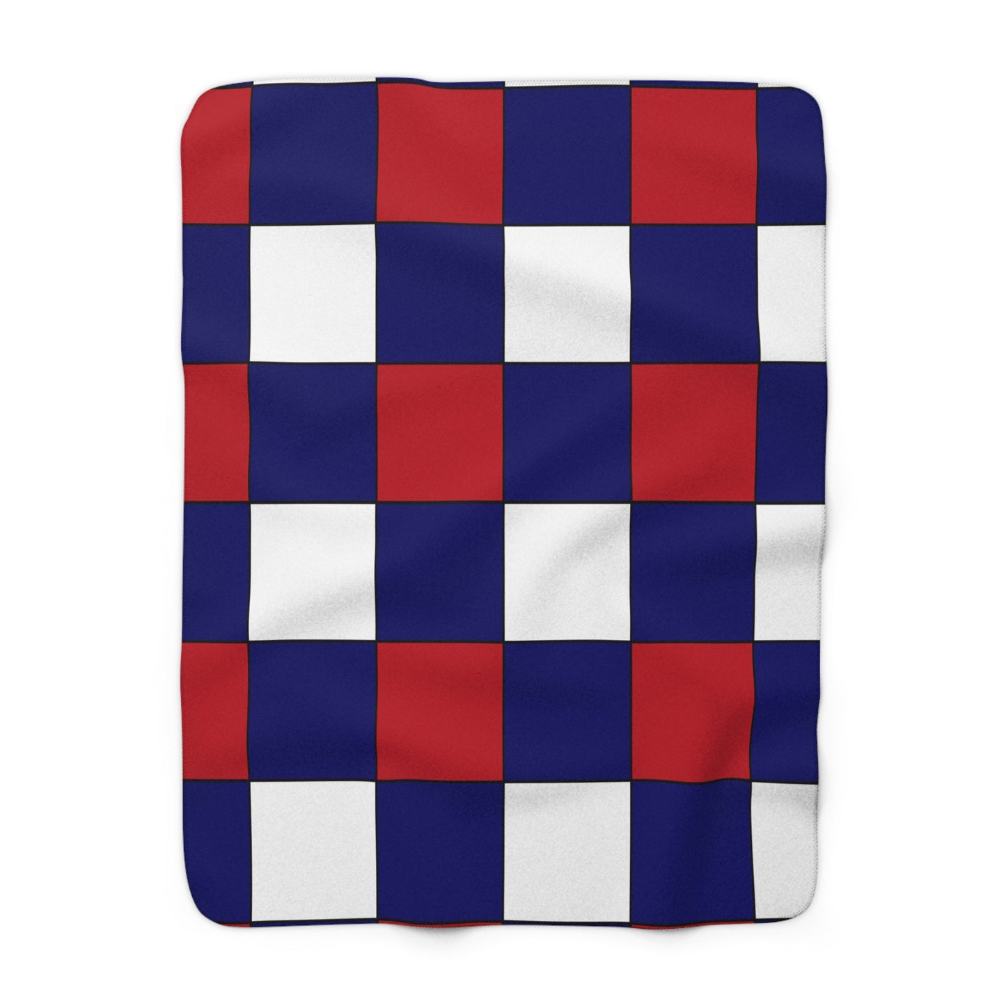 American Samoa Retro Check Blanket Throw