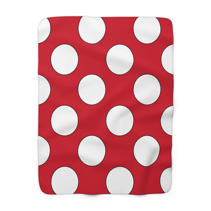 Malta Retro Polka Dots Blanket Throw