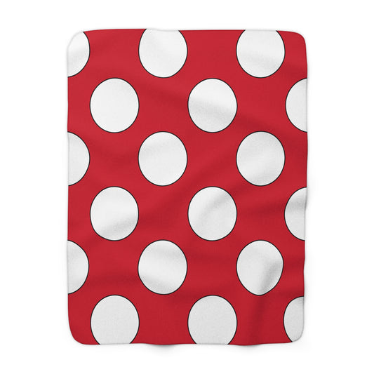 Malta Retro Polka Dots Blanket Throw
