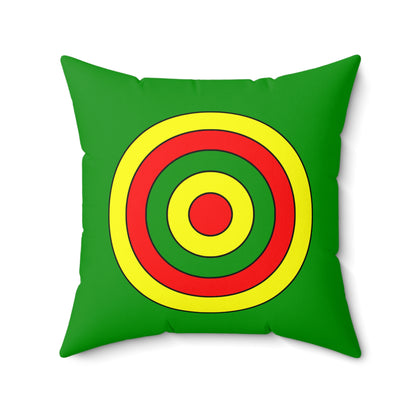 Guinea Retro Target Cushion Pillow