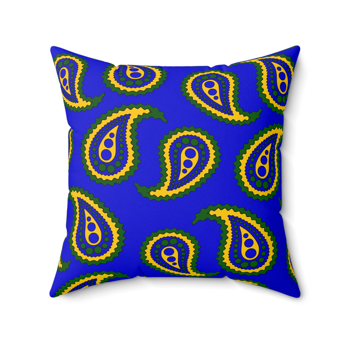 Solomon Islands Retro Paisley Cushion Pillow