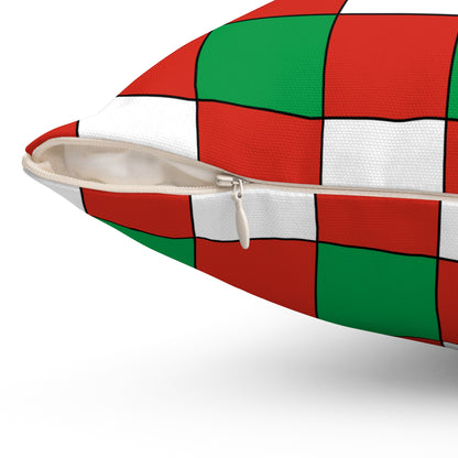 Pais Vasco Retro Check Cushion Pillow