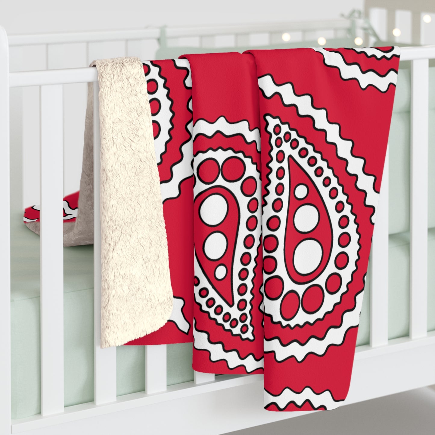 Poland Retro Paisley Blanket Throw