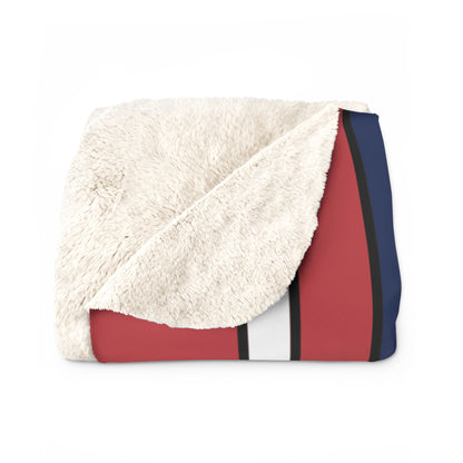 United States of America (USA) Retro Stripes Blanket Throw