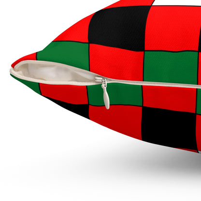United Arab Emirates Retro Check Cushion Pillow