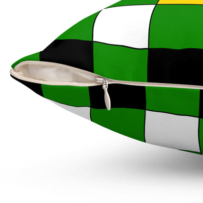 Dominica Retro Check Cushion Pillow