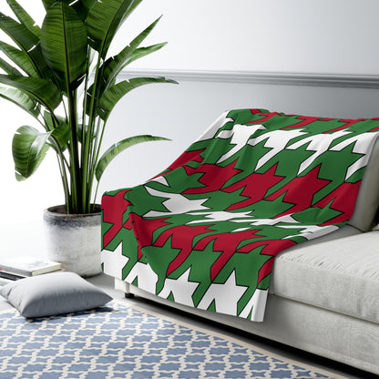 Suriname Retro Houndstooth Blanket Throw