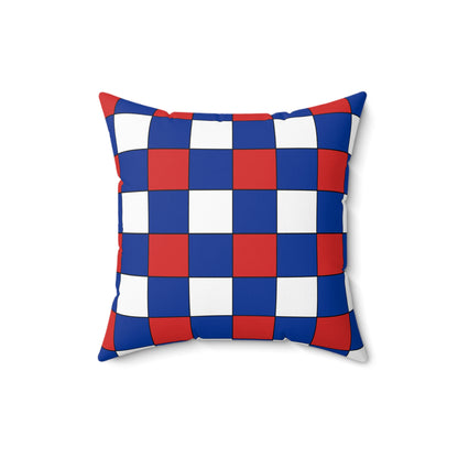 Iceland Retro Check Cushion Pillow