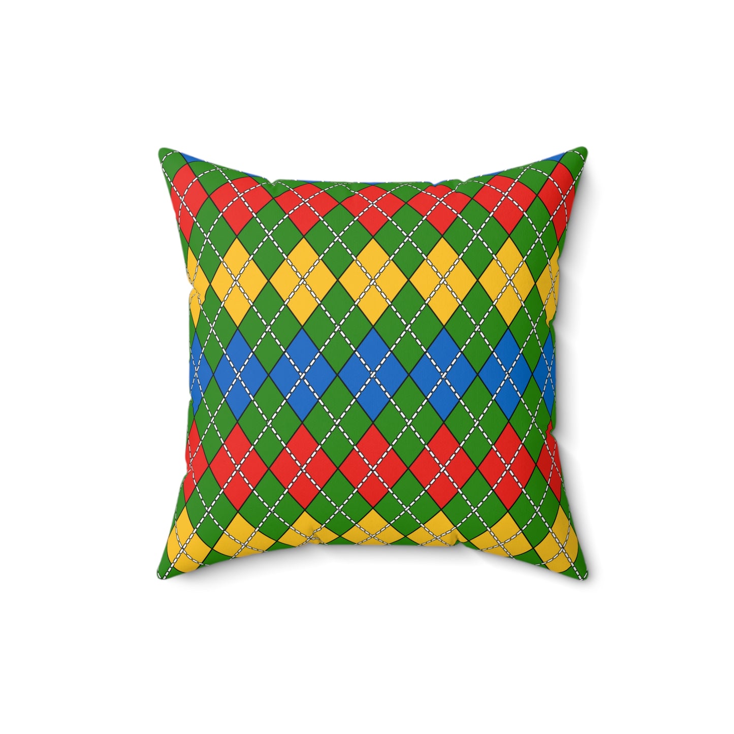 Ethiopia Retro Argyle Cushion Pillow