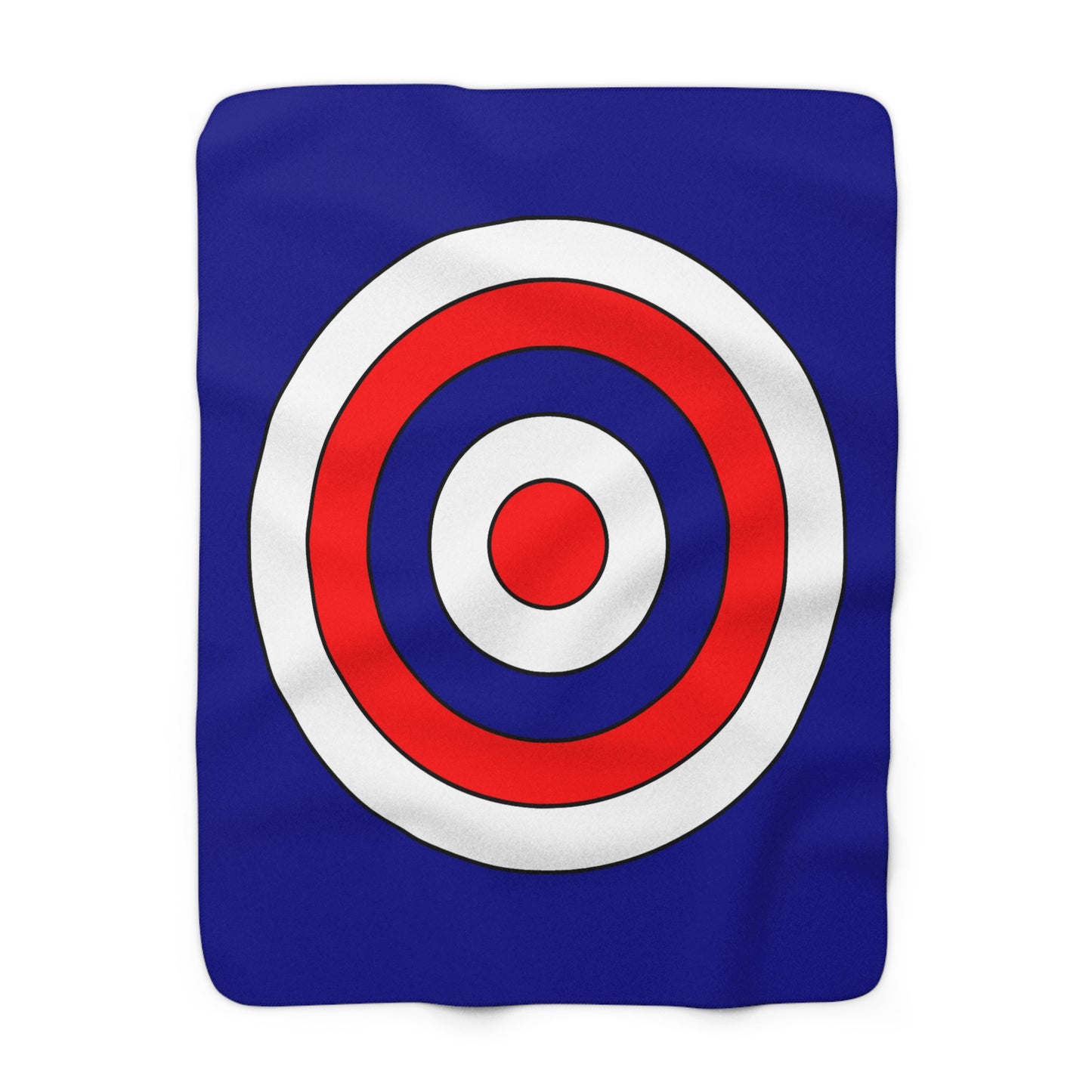 Heard Island And Mcdonald Islands Retro Target Blanket Throw