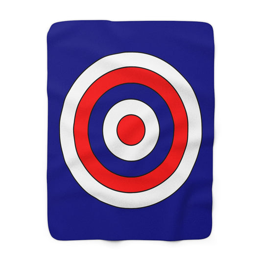 Heard Island And Mcdonald Islands Retro Target Blanket Throw
